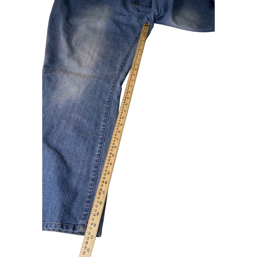 Vintage Y2K Fashion Bug Women's Plus Size 24W Light Wash Straight Leg DenimJean - Picture 7 of 9